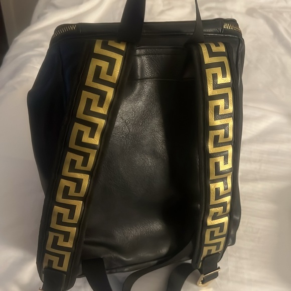 Versace Parfums Black/Gold Luxe Backpack main image 7